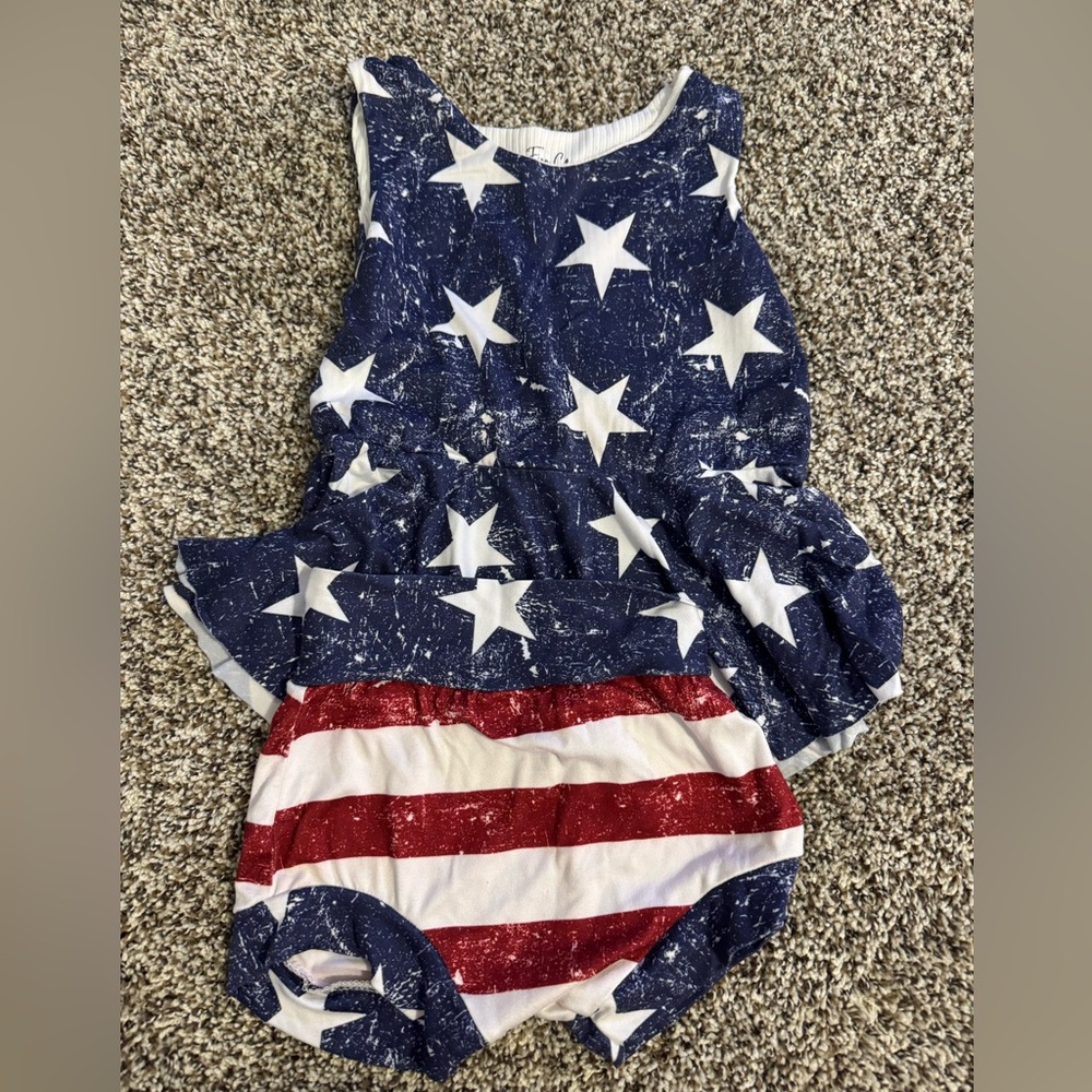 4oj peplum top and bummies